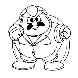 Pagina da Colorare del Dr. Robotnik | pagina da colorare Dottor Robotnik