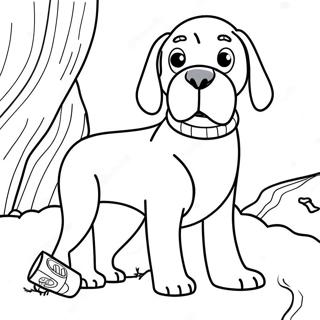 Pagina da Colorare Dug | pagina da colorare Dug