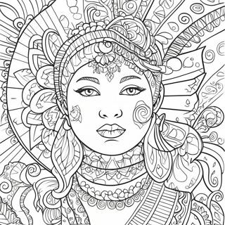 Pagina da Colorare di Posca | pagina da colorare Posca