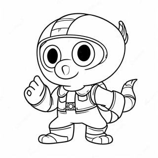 Pagina da colorare dell'avventura del personaggio di PK XD | pagina da colorare PK XD