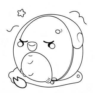 Pagina da Colorare di Squishmallows | pagina da colorare Squishmallows