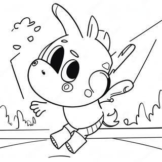Pagina da Colorare di Pablo Backyardigans | pagina da colorare Pablo Backyardigans
