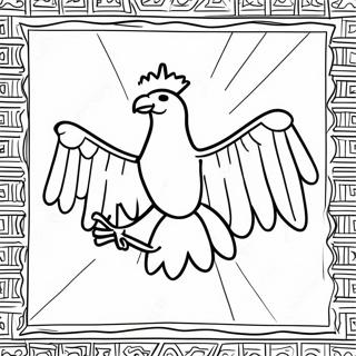 Pagina da Colorare della Bandiera della Bolivia | pagina da colorare Bolivia