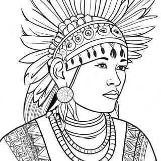 Pagina da Colorare Ojibwe | pagina da colorare Ojibwe