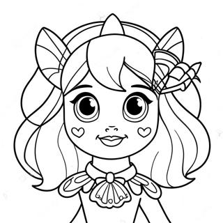 Pagina da colorare delle Dazzlings | pagina da colorare Le Dazzlings