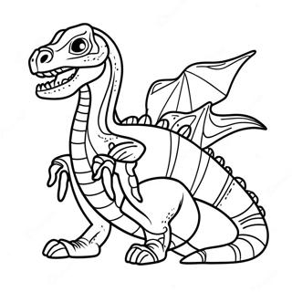 Pagina da Colorare di Scorpius Rex | pagina da colorare Scorpius Rex