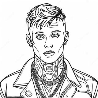 Pagina da Colorare MGK | pagina da colorare MGK