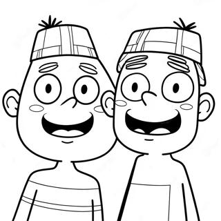 Ed Edd e Eddy Pagine da Colorare