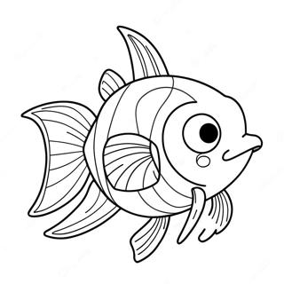 Pagina da colorare di Magikarp | pagina da colorare Magikarp