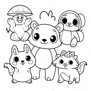 Pagina da Colorare dei Pajanimals | pagina da colorare Pajanimals