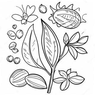 Pagina da Colorare dei Semi | pagina da colorare Semi