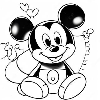 Disney Buon Compleanno Pagine da Colorare