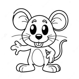Pagina da Colorare di Jerry Mouse | pagina da colorare Jerry Mouse