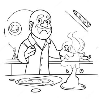 Pagina da Colorare di Bartholomew e l'Oobleck | pagina da colorare Bartholomew e l'Oobleck