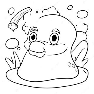 Pagina da Colorare dell'Avventura Colorata di Oobleck | pagina da colorare Bartholomew e l'Oobleck
