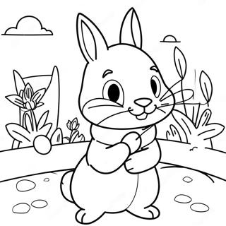 Pagina da Colorare di Peter Rabbit | pagina da colorare Pietro