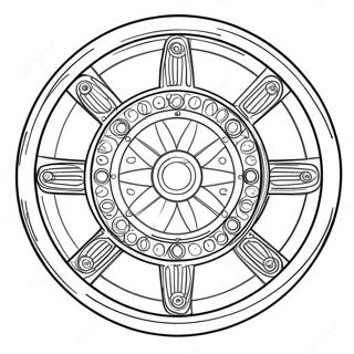 Pagina da Colorare Ruota | pagina da colorare Ruota