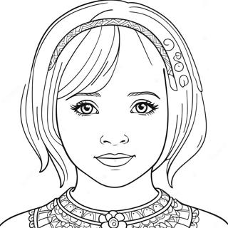 Pagine da colorare di Mia | pagina da colorare Mia