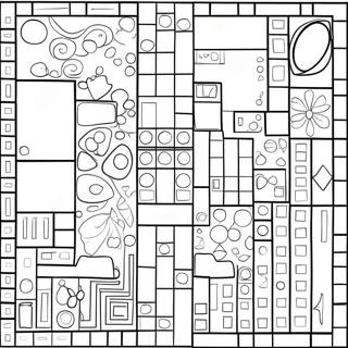 Pagina da Colorare delle Forme Colorate di Tetris | pagina da colorare Tetris