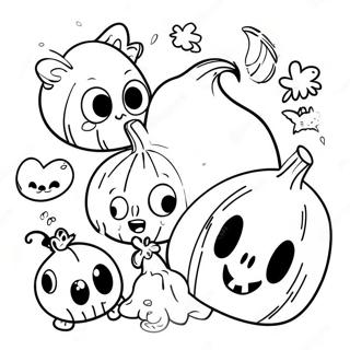 Pagina da Colorare dei Caratteri Spookiz Carini | pagina da colorare Spookiz