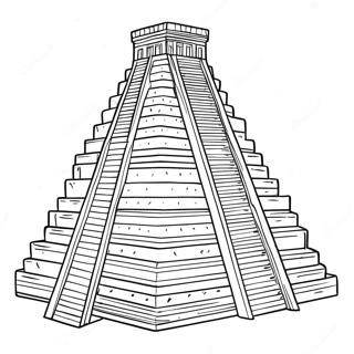 Pagina da Colorare dello Ziggurat | pagina da colorare Ziggurat