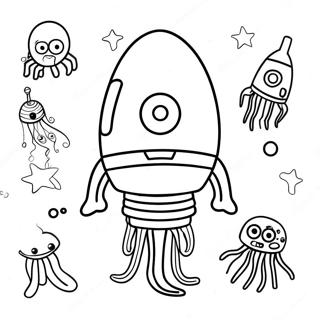 Pagina da colorare di Plankton | pagina da colorare Plankton