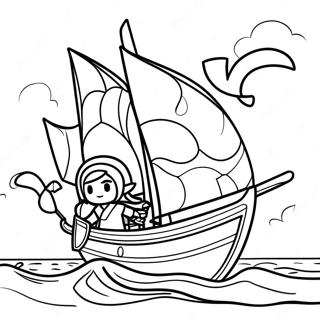 Wind Waker Pagina da Colorare | pagina da colorare Wind Waker