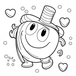 Pagina da Colorare con Personaggi M&M Colorati | pagina da colorare M&M