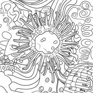 Pagina da Colorare del Virus | pagina da colorare Virus