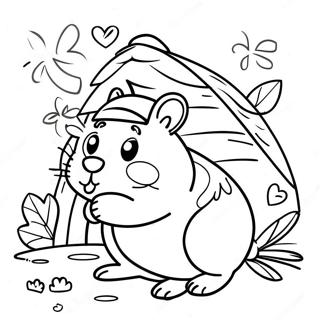 Hamster e Gretel Pagine da Colorare