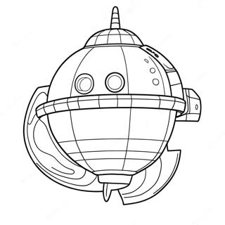 Pagina da Colorare Nave Spaziale SpaceX Dragon | pagina da colorare SpaceX
