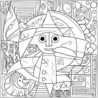 Klee Pagina da Colorare | pagina da colorare Klee