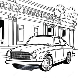 Pagina da Colorare di Volvo | pagina da colorare Volvo