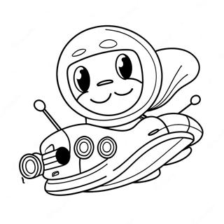 Pagina da colorare di Flippy per bambini | pagina da colorare Flippy