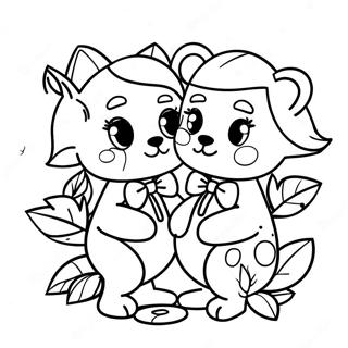 Pagina da Colorare di Ivy e Bean | pagina da colorare Ivy e Bean