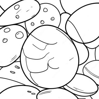 Pagina da Colorare di Pebbles | pagina da colorare Sassi