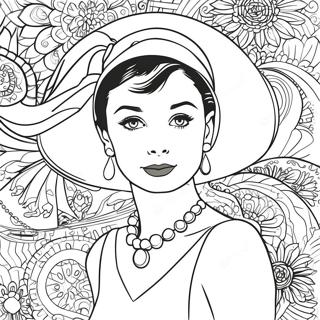 Pagina da Colorare di Audrey | pagina da colorare Audrey