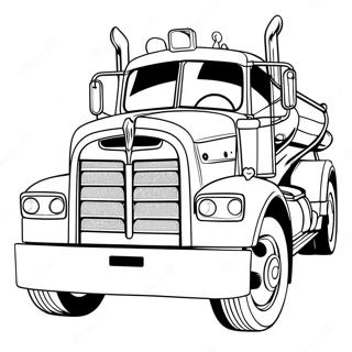 Pagina da colorare delle Mack Cars | pagina da colorare Auto Mack