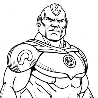 Pagina da colorare di Darkseid | pagina da colorare Darkseid