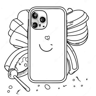 Pagina da Colorare di iPhone 13 | pagina da colorare iPhone 13