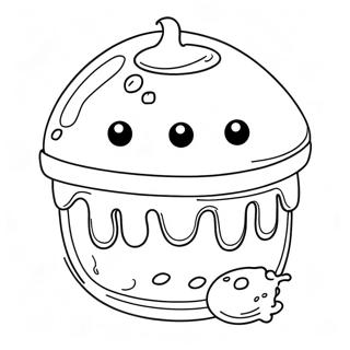 Pagina da Colorare di Slime | pagina da colorare Slime