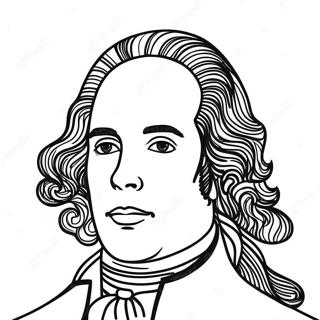 Pagina da Colorare di Hamilton | pagina da colorare Hamilton