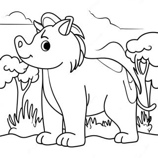 Giant pagine da colorare di animali | pagina da colorare Grande