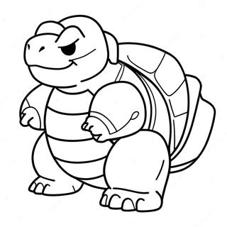 Pagina da Colorare Blastoise | pagina da colorare Blastoise