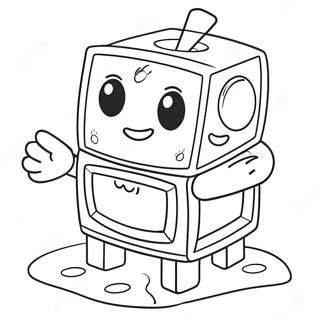 Pagina da Colorare di Wubbox | pagina da colorare Wubbox