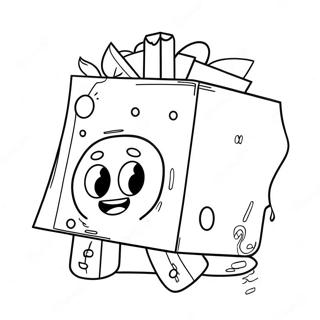 Pagina da Colorare di Wubbox Colorato in Azione | pagina da colorare Wubbox