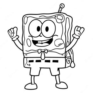 Pagina da Colorare di SpongeBob SquarePants | pagina da colorare SpongeBob e Patrick