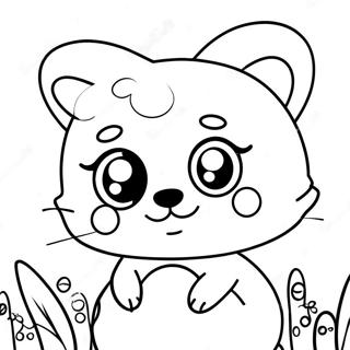 Pagina da Colorare di Ciao Carino | pagina da colorare Ciao