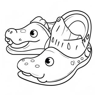 Pagina da Colorare di Crocs | pagina da colorare Crocs