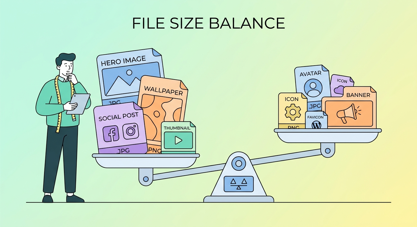 La guida definitiva alle dimensioni dei file immagine